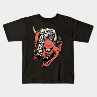 Devil and skull, Evil and skull Kids T-Shirt